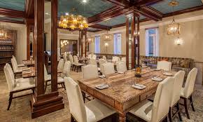 The Costa Brava Restaurant Offers World Class Mediterranean Coastal Cuisine And An Elegant Atmosphere In St Augustine S Dining Rustic Dining Table Restaurant