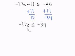 Leveled worksheets for one step inequalities involving addition, subtraction, multiplication, and division. Solving Multi Step Inequalities Youtube