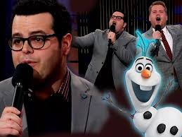 Frozen's Olaf joins James Corden for live sing-a-long