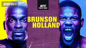 Роберт уиттакер vs даррен тилл. Ufc Fight Night Report Derek Brunson Defeats Kevin Holland By Decision