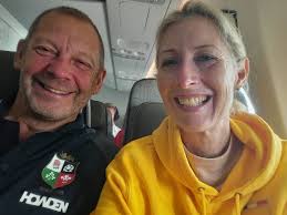 All the way from Brisbane, 🇦🇺 for the First Test 🏉 Lions v Wallabies  tomorrow! On a lighter note .... I had a go at Rugby Ball Darts