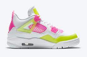 Air Jordan 4 Gs Lemon Venom Pink Blast Cv7808 Sbd 100 Release Date Mens Nike Air Lunarglide