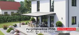 Pergolamarkise Varisol P550 Pergola Markise Terassenentwurf Pergola