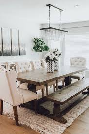 20 Gorgeous Farmhouse Dining Room Inspirations Chaylor Mads In 2020 Modern Farmhouse Dining Room Farmhouse Dining Room Table Farmhouse Dining Room