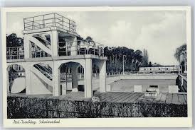 6078 Neu Isenburg Schwimmbad Sprungbrett Baum Preissenkung Ansichtskarten Center Onlineshop