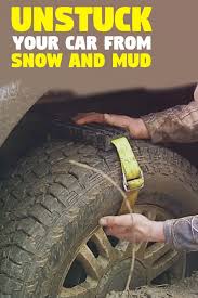 Next, lightly apply your foot to the gas pedal, and continue wiggling the wheel until you get the traction you need to break free. Trac Grabber Traction Aid Unstuck Your Car From Snow And Mud Thesuperboo Cool Tech Gadgets Creative Inventions Cool Things To Buy