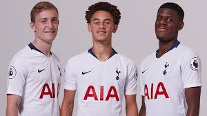 Speaking to some people about him, and they feel that there is a real difference in him. Luke Amos Tj Eyoma And Oliver Skipp Tottenham Hotspur Facebook