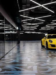 Black Star Car Wash By Gretaproject In 2020 Garage Design Interior Parking Design Car Showroom Interior
