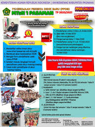 Di website ppdb yang sudah disediakan disdik sumbar, siswa bisa melihat data kelolosan sementara, tetapi itu belum data jawaban disdik sumbar. Dimulai 2 Mei Ppdb Mtsn 1 Pasaman Via Daring Kementerian Agama Provinsi Sumatera Barat