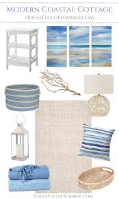 Full of character and charm, cottage style decor is typically modest and cozy, and can be achieve with a mix of light colors, eclectic wood or iron furnishings, floral or gingham patterns on fabrics, and unique. Tips For Decorating In Modern Coastal Cottage Style House Full Of Summer Coastal Home Lifestyle