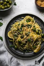 Green Olive Pasta With Toasted Lemon Breadcrumbs And Herbs Recipe In 2020 Green Olive Pasta Pasta Dishes Pasta Recipes