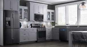 White kitchen cabinets with stainless steel appliances peel and countertops we have the darkest color for supplies newage outdoor kitchen black appliances and white with stainless steel outdoor kitchen look in store whether you. Pin On White Appliances
