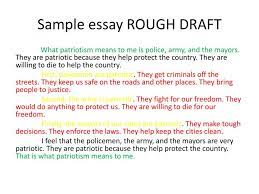 Examples of english rough draft. Ppt Sample Essay Rough Draft Powerpoint Presentation Free Download Id 2572262