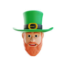 Shamrock Garland 3D Illustrations