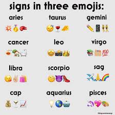 Emoji meaning a snake, a slithering reptile without limbs. Signs In Three Emojis Zodiac Signs Taurus Zodiac Signs Gemini Zodiac Signs Astrology