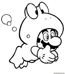 Mario is depicted as a portly plumber who lives in the fictional land of the mushroom kingdom with luigi, his. Super Mario Coloring Pages Mario Coloring Pages Free Coloring Pages