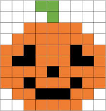 10 Schede Facili Per La Festa Di Halloween In Pixel Art Il Cappello Da Strega Il Fantasma Frankenstein Il Gatto Nero Il Pipistrello Il Ragno Il Teschio Pixel Art Cappello