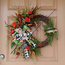 Pin By Rebecca Shields On Wreaths In 2021 Fishing Wreath Colorful Wreath Wreaths