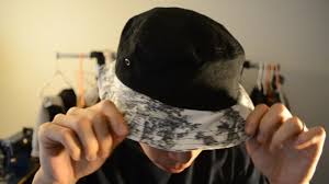 Use either pattern weights or pins to secure the paper to the fabric. Diy Custom Bucket Hat Brim Tutorial Customize Yo Hat 8 Youtube