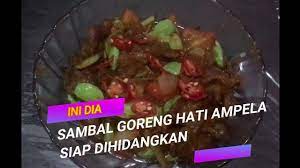 Mamimasak Cara Masak Sambal Goreng Ati Ampela Ayam Youtube In 2021 Sambal Food Cara