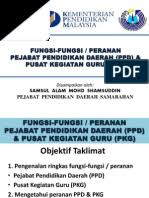 Pusat kegiatan guru daerah kuching masa : Taklimat Fungsi Ppd N Pkg