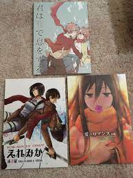 Attack on Titan Eren x Mikasa eremika doujinshi 3 book set | eBay