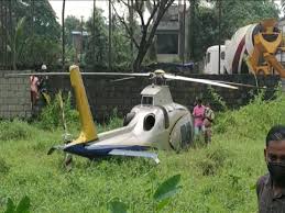 Bhatia as pilot and m.s. Helicopter Crash In India