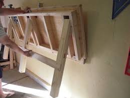 Fold Down Work Bench For My Garage Work Shop Garage Work Bench Fold Down Work Bench Garage Workshop