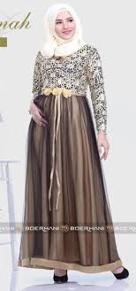 Model Baju Gamis Brokat Untuk Orang Gemuk Dan Pantas Wanita Gaya Model Pakaian Baju Muslim