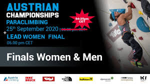 Austrian Climbing Championships 2020 Paraclimbing Men Women Lead Women Youtube