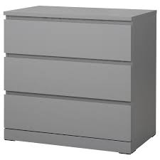 Shop for tall 6 drawer chest online at target. Malm Chest Of 3 Drawers Grey Stained 80x78 Cm Ikea