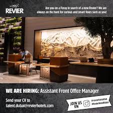 Often times they are the first contact with the customers, and are responsible for making a good impression and improving. Assistant Front Office Manager Liveuaejobs Jobs In Dubai
