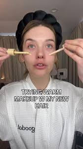 Trying Warm Makeup with New Hair Transformation