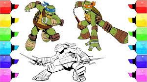 Download and print these ninja turtles leonardo coloring pages for free. Teenage Mutant Ninja Turtles Coloring Pages For Kids Tmnt Leonardo Raffaello Mickey Michelangelo Youtube