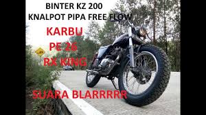 Jual beli motor bekas motor kawasaki murah, dan cari motor kawasaki di olx. Binter Merzy Kz200 300cc Scrambler Youtube