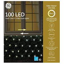 Ge color changing christmas lights. Ge Color Choice 5 Ft X 4 Ft Multi Function Color Changing Led C5 Plug In Christmas Net Lights 89240lo Walmart Com Walmart Com