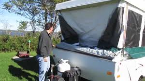 Coleman jayco viking palomino etc. Palomino Real Lite Popup Trailer Setup Youtube