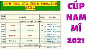 Xem thứ hạng, vị trí đá playoff lên hạng và xuống hạng. Lá»‹ch Thi Ä'áº¥u Copa America 2021 Cup Bong Ä'a Nam MÄ© Phat Song Tren Tivi Youtube