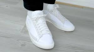 Nike кроссовки blazer low 77 vintage. Nike Blazer Low Leather Sail On Feet Look Youtube