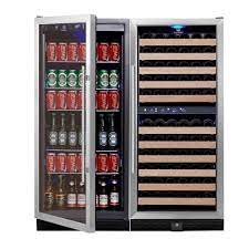 When you throw a party, you can stock up and everyone can enjoy a tall frosty cold one. 56 Upright Wine Fridge And Beer Refrigerator Combo Kingsbottle