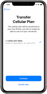 You may want to reset network settings or restore the iphone. Transfer A Sim From Your Previous Iphone To Esim On Your New Iphone Apple Support
