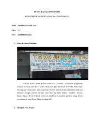 Kalimat imperative sangat sering digunakan untuk kalimat command atau perintah. Tugas Kata Dan Kalimat Rancu Muhamad Abdul Azis Docx