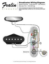 Broadcaster, fender, telecaster, telecaster circuit, wiring, wiring scheme. Wiring Diagrams By Lindy Fralin Guitar And Bass Wiring Diagrams
