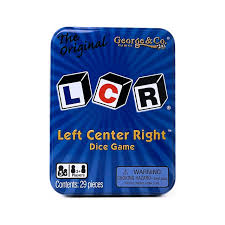 Giant Left Right Center Game (Lcr) | Royal Billiard & Recreation