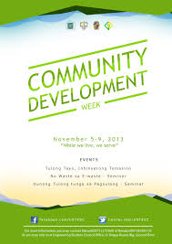Community Development Poster Community Development Development Public Space