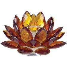 Shop with afterpay on eligible items. Dahlia Studios Amber Glass 9 1 4 Wide Crystal Lotus Candle Holder Target