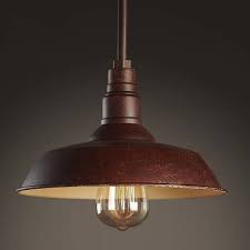 Gatsby pendant hanging copper barn light. Antique Copper 1 Light Small Led Hanging Pendant Light Indoor Lamp Beautifulhalo Com