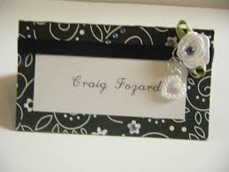 Here's the general idea of making place cards — you want the shape to extend above the fold. My Wedding Place Name Cards A Place Card Papercraft On Cut Out Keep