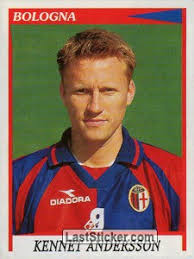 Howver, the 6ft 4in sweden striker. Sticker 45 Kennet Andersson Panini Calciatori 1998 1999 Laststicker Com