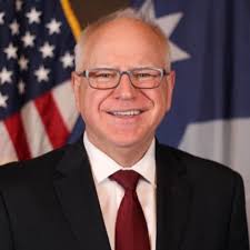 Congratulations to Governor Tim Walz